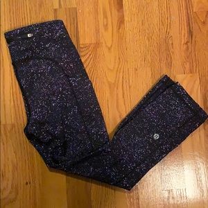 Lululemon Speed Up Crop 21" Crystalline Multi
